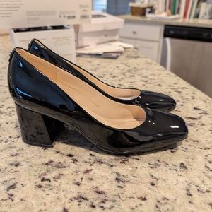 Nine West brand new patent leather heels.
